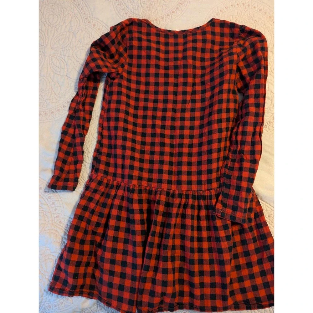 Gap Plaid Embroidered‎ 8/9 Dress